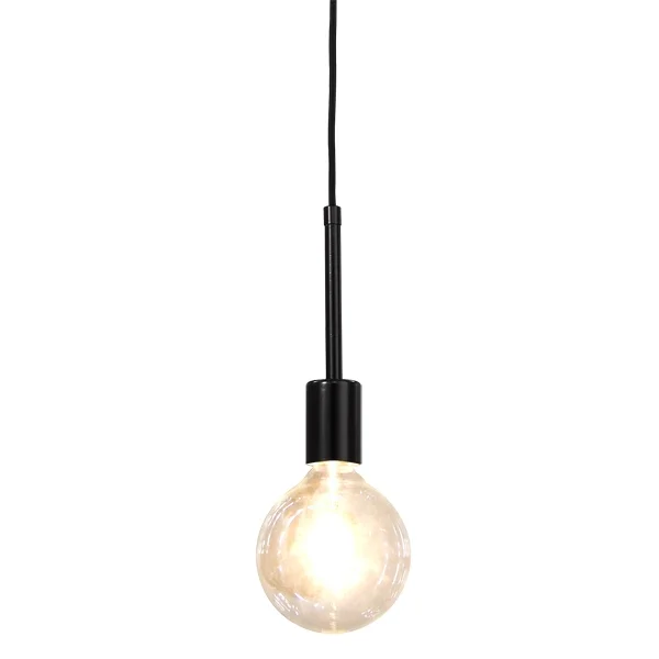 Black PendantRound Bulb