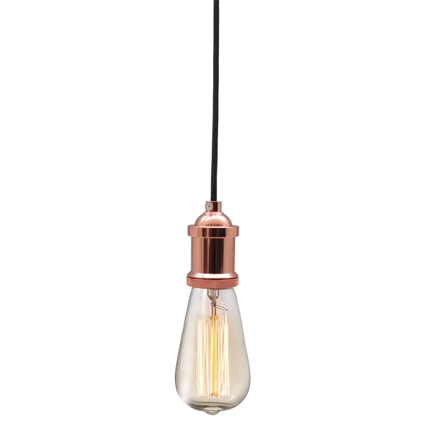 Copper PendantElongated Bulb