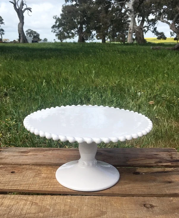 White Cake Stand25cm x 12cm