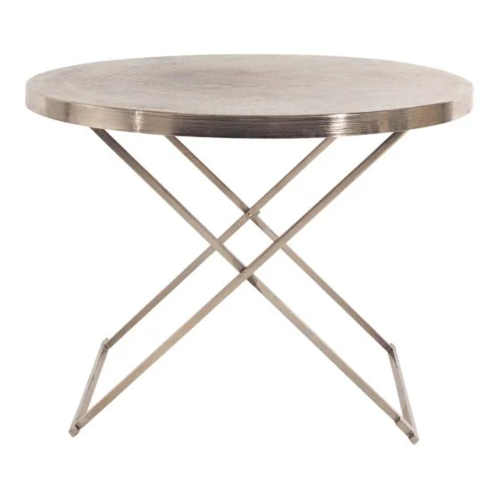 Metal Coffee TableH 49cm x 71.5cm roundQty- 1