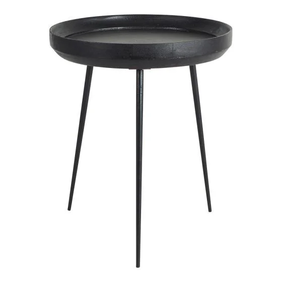 Black Side Table D 500 x H 600$30