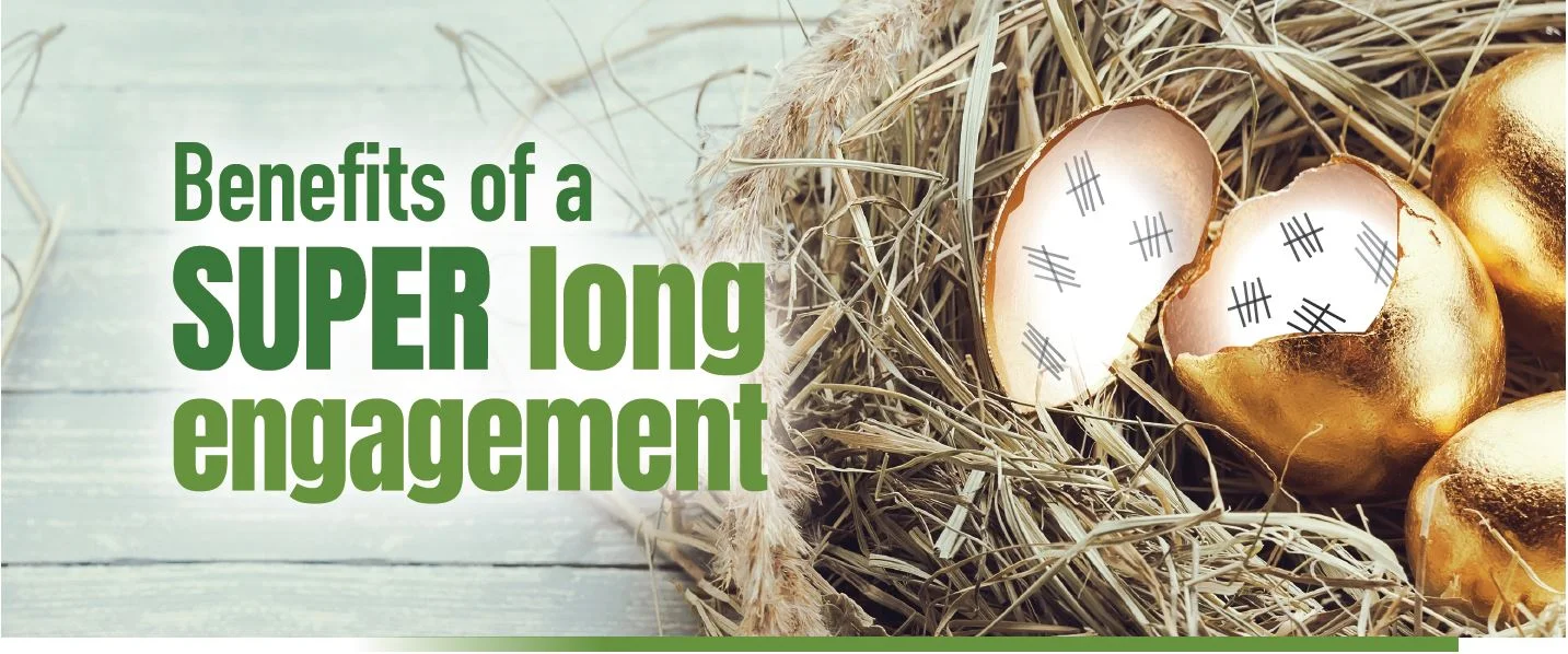 benefits of a super long engagement.JPG