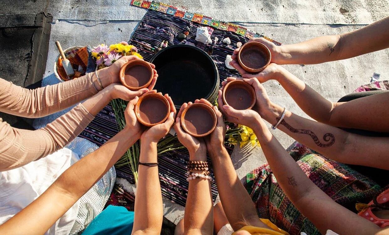 CACAU CEREMONY
Cacao (raw in-processed chocolate) is a powerful plant medicine that has been used for thousands of years across Central and South America. 
Known as the &quot;Food of the gods&quot; it was and still is) taken as a sacrament to commune