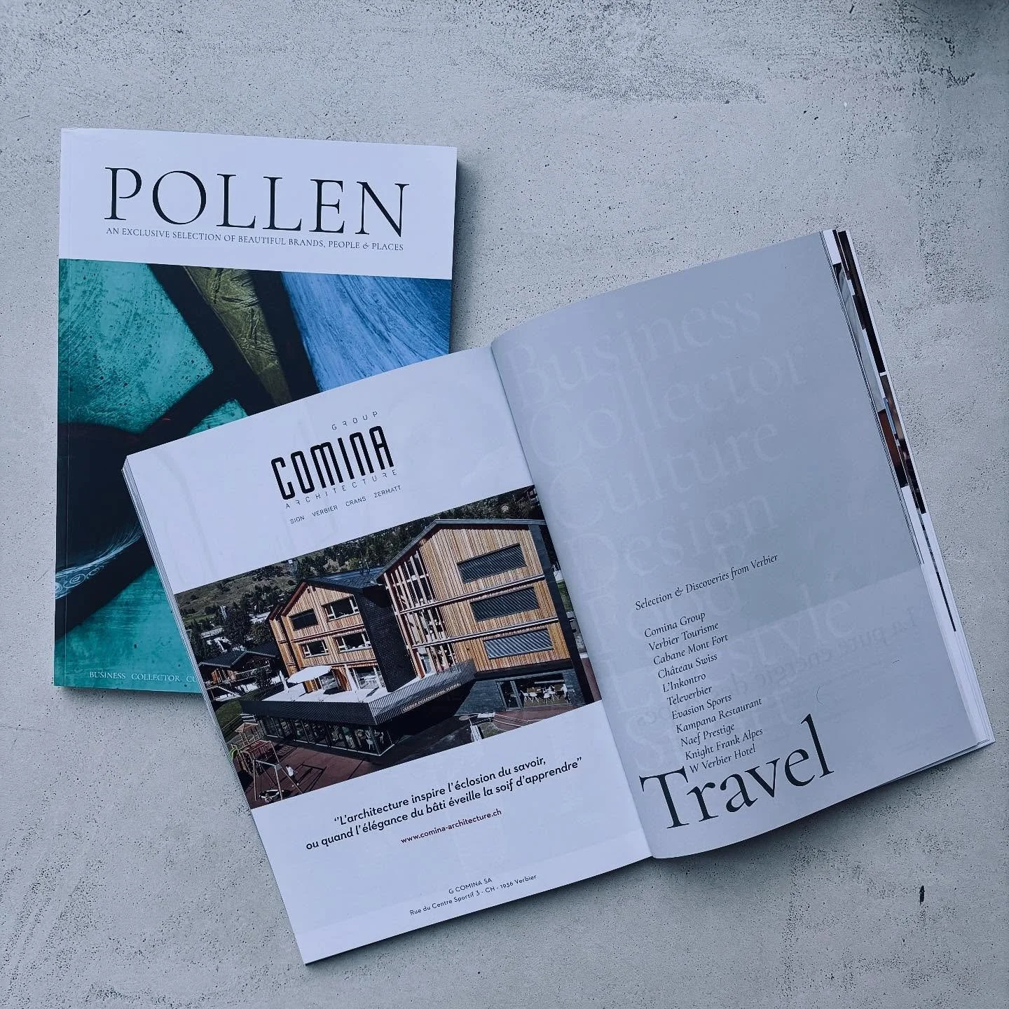 Rubrique TRAVEL / Pollen #34

An Exclusive Selection of Beautiful Brands, People &amp; Places&nbsp;

#POLLENMAG #AUTUMN #ISSUE #TRAVEL #LUXURY #BEAUTY #EXCLUSIVE #PEOPLE #PLACES