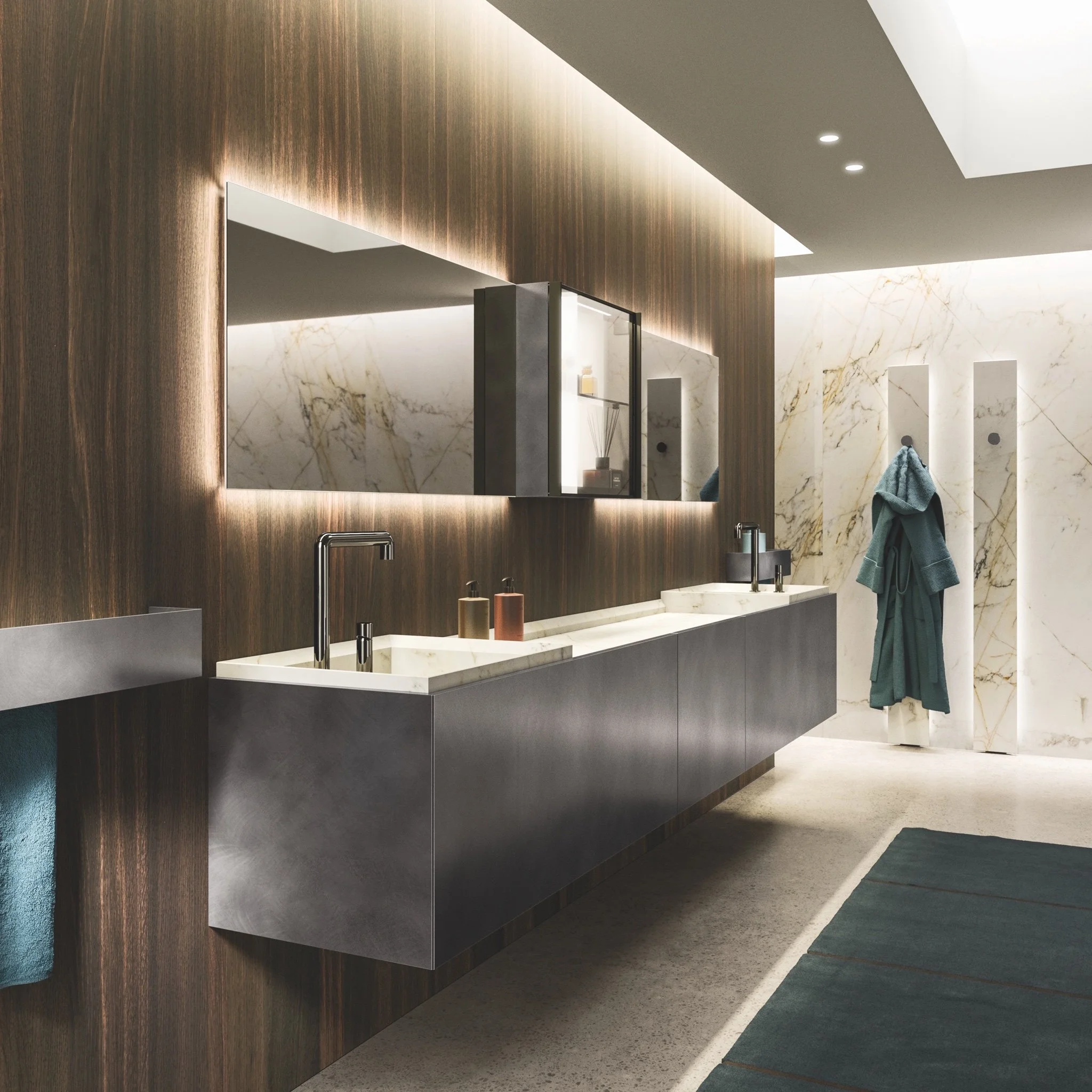 La salle de bain comme paysage intérieur