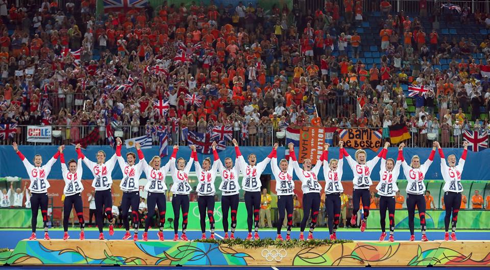 Team GB take Gold in the Women's Hockey