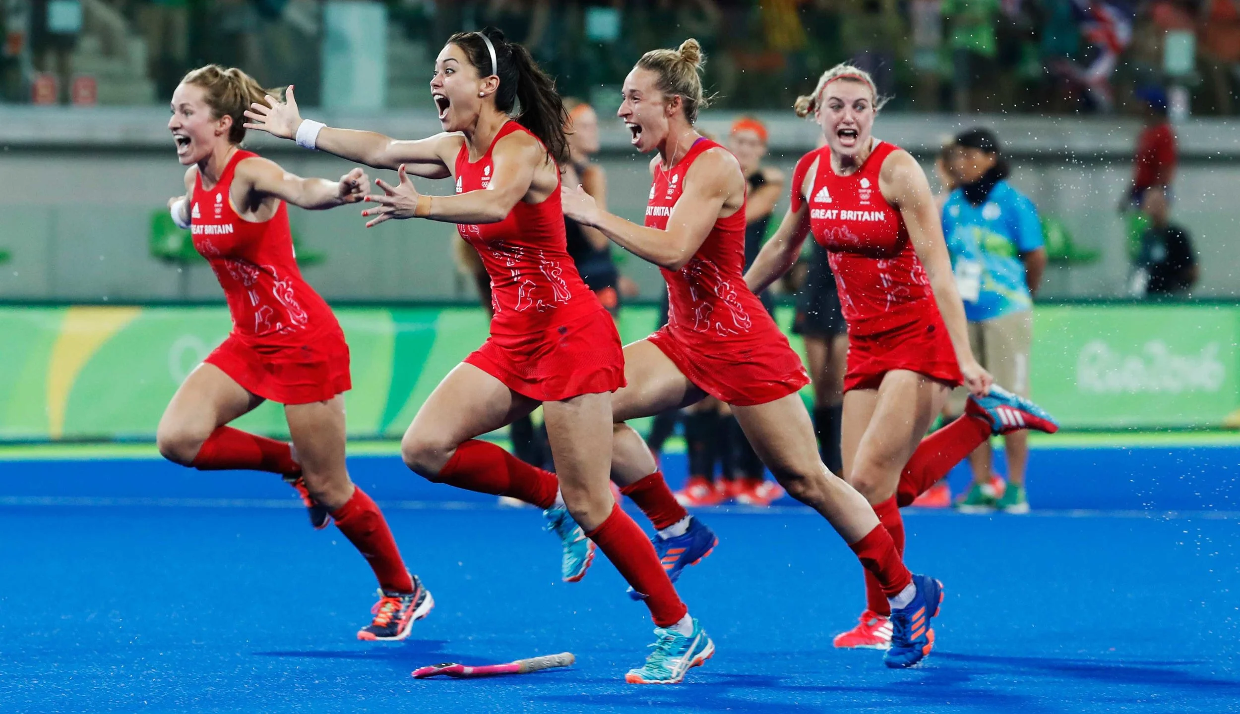 Team GB winning Gold at the 2016 RIO Olympics