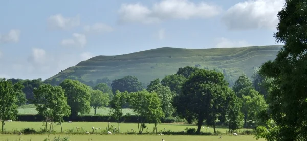 hambledon hill with iron age fortifications