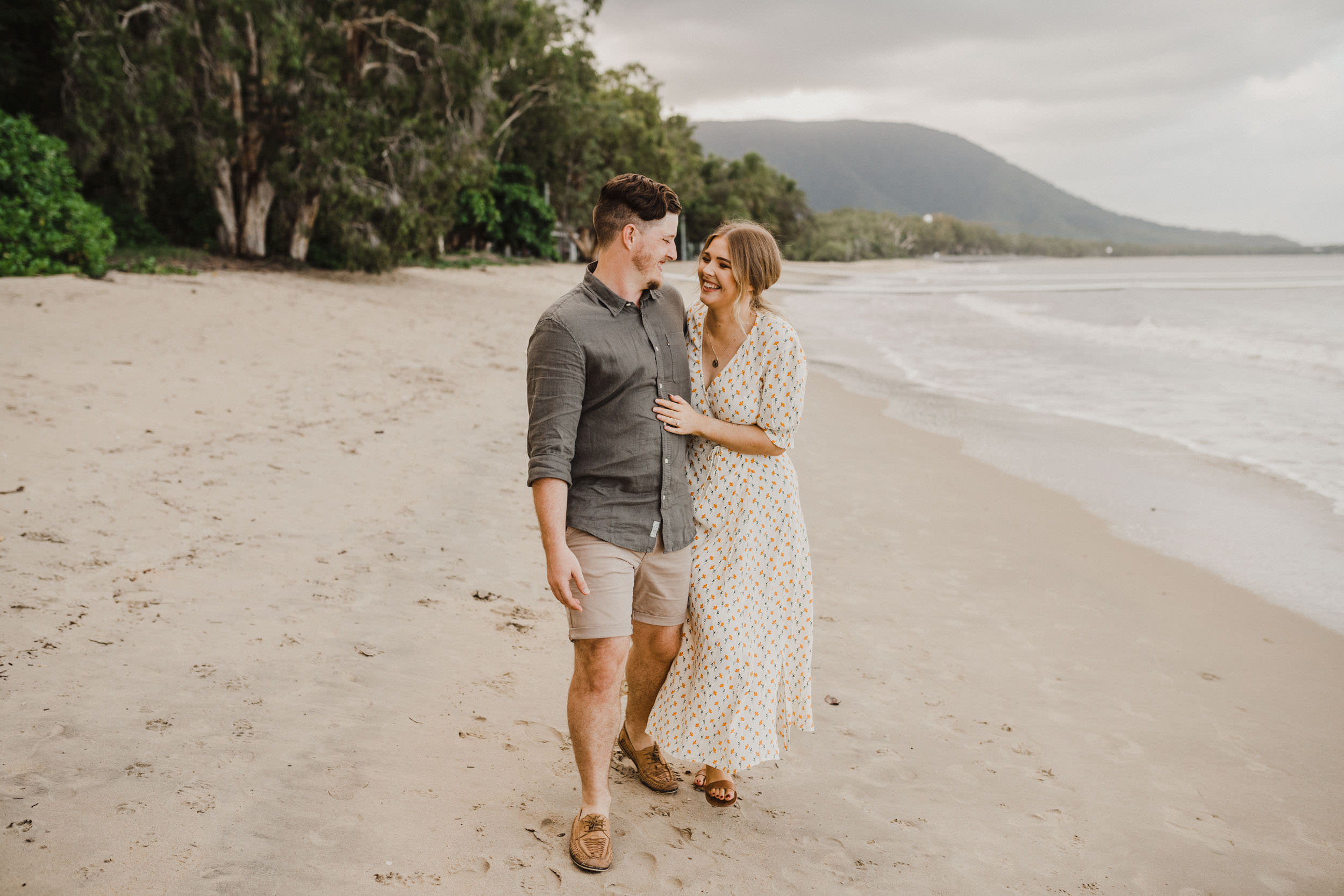 The Raw Photographer - Cairns Wedding Photographer - Beach Engagement Shoot - Candid Picnic-18.jpg