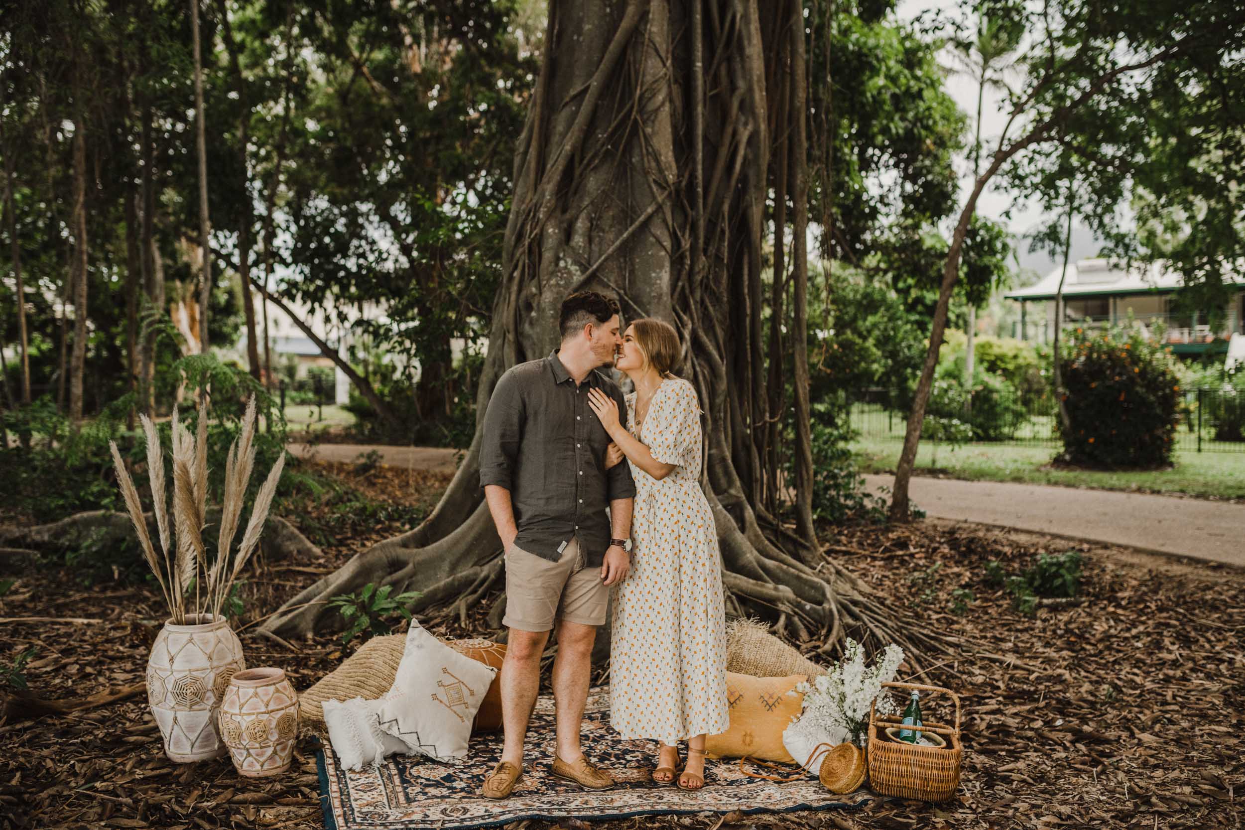 The Raw Photographer - Cairns Wedding Photographer - Beach Engagement Shoot - Candid Picnic-23.jpg