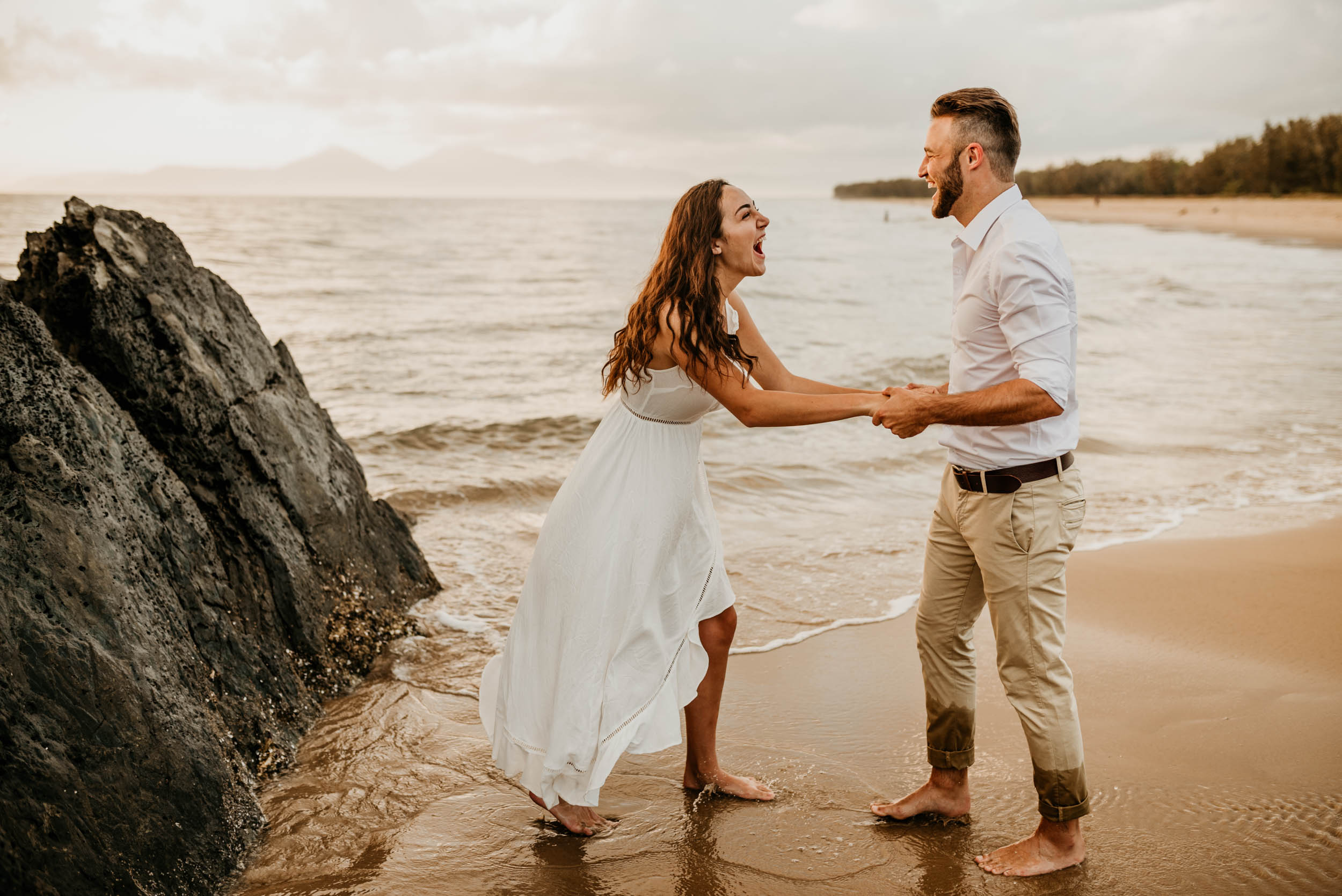 The Raw Photographer - Cairns Wedding Photographer - Engaged Engagement - Beach location - Candid Photography Queensland-32.jpg