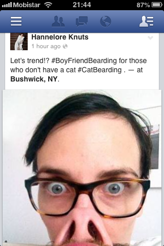 Hannelore Knuts Boyfriend Bearding