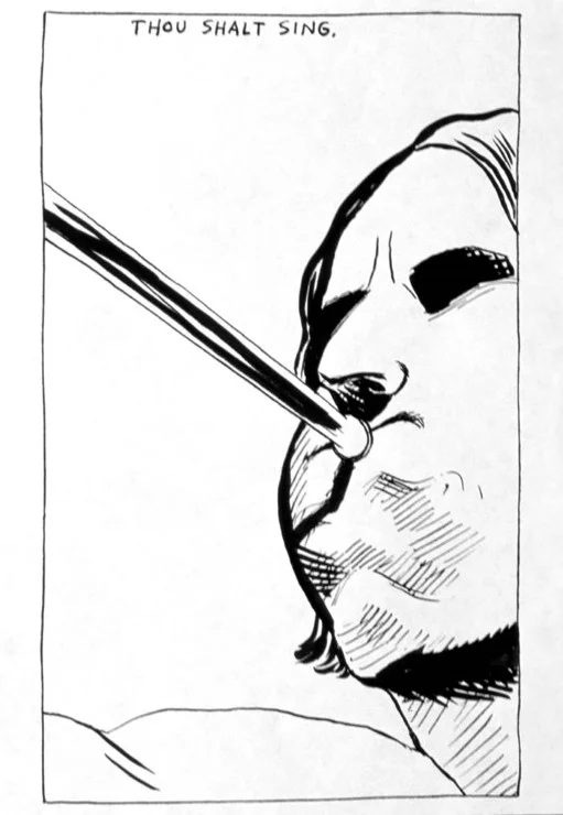 Raymond_Pettibon-no-title-thou-shalt-sing-1986-custom