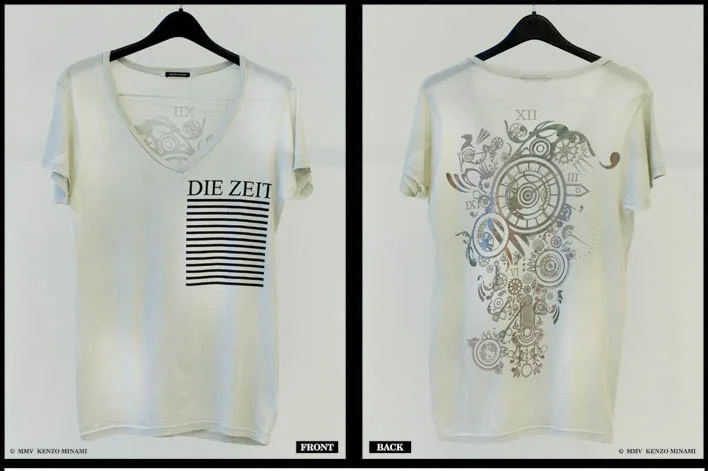 kenzo clock shirt
