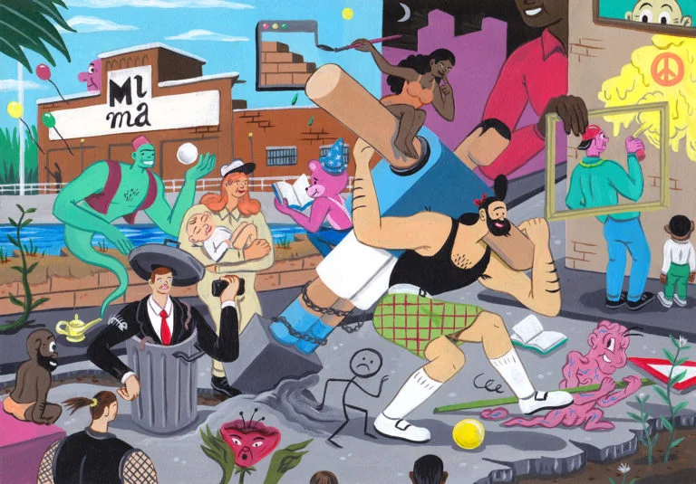 Brecht Vandenbroucke for “Art Is Comic”