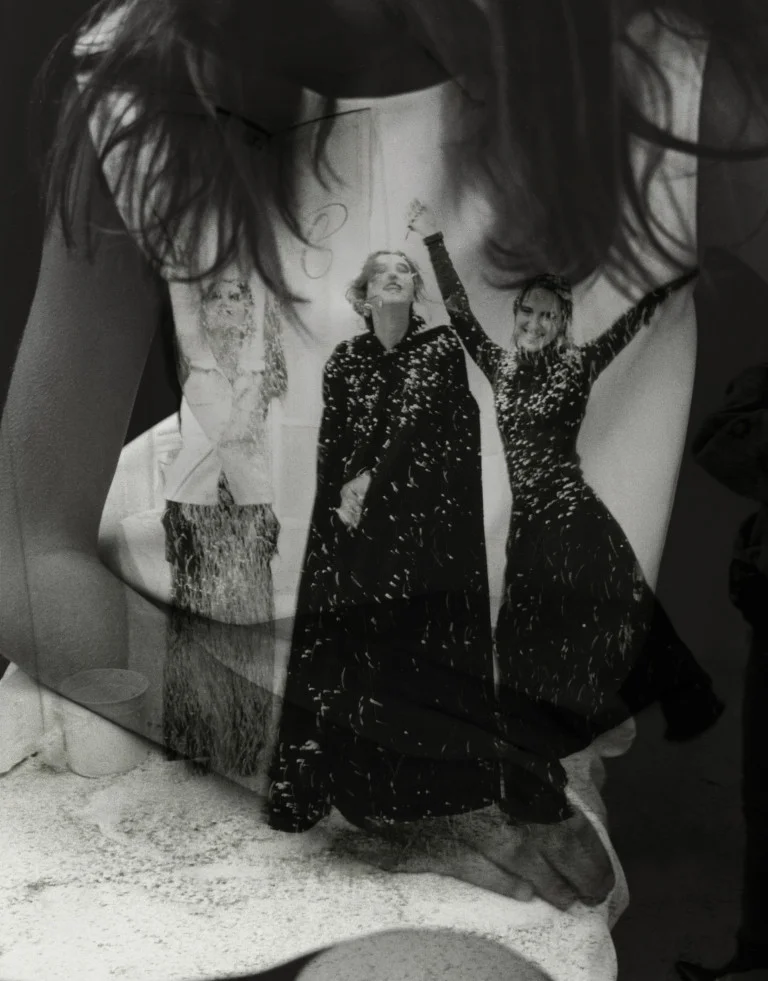 Hermès SS01 – photo: Alexia Silvagni / Maison Maison Martin Margiela AW91 – photo: Ronald Stoops – graphic: design Jelle Jespers
