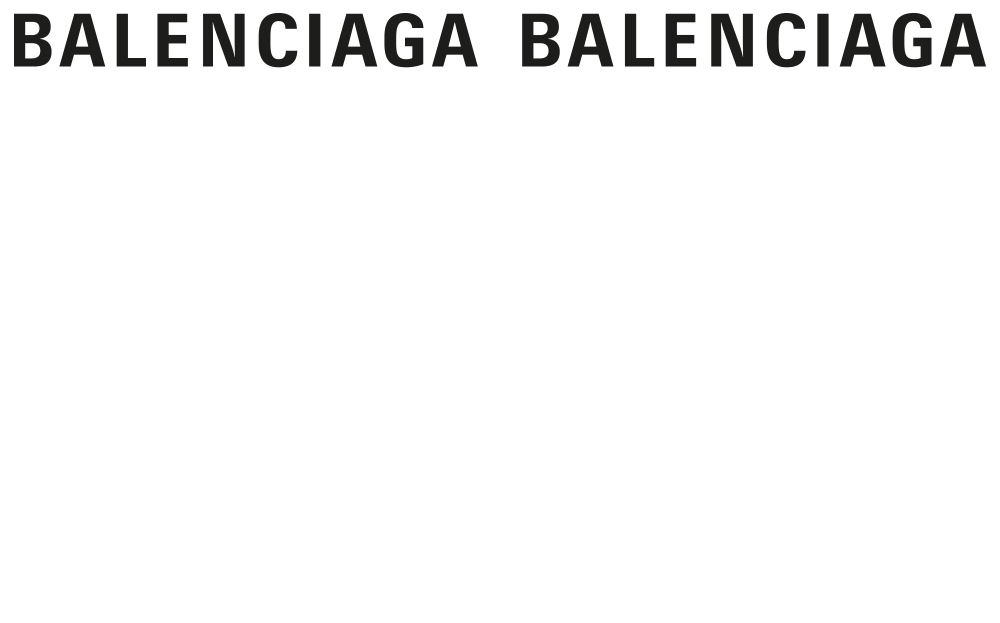 Balenciaga logo by Bureau Mirko Borsche