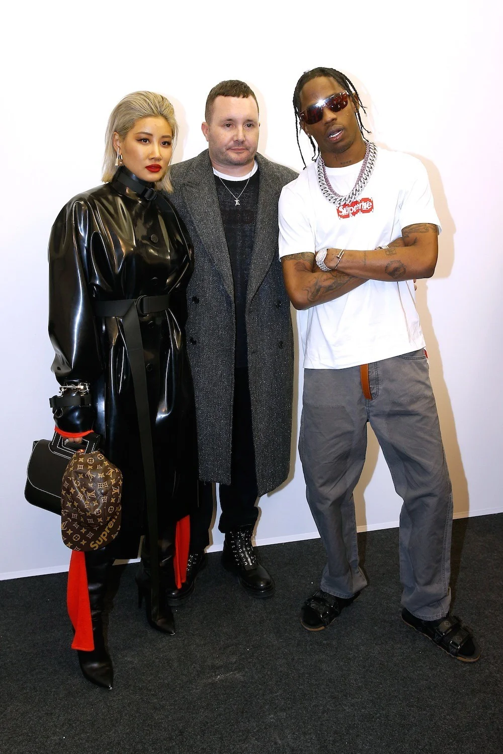 Yoon, Kim Jones & Travis Scott in 2017 (image: Vogue) 
