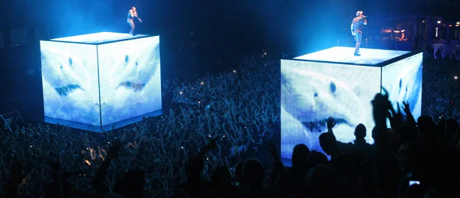 'Watch The Throne' tour (2011) Kanye West & JAY-Z creative direction: Virgil Abloh & Donda