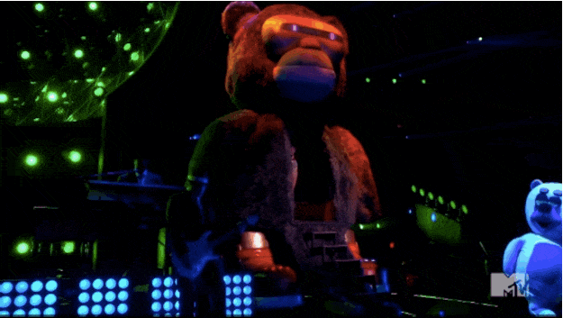 Todd James costume & bear design for Miley Cyrus (2013)
