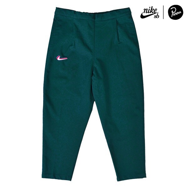 nike x parra pants forest green