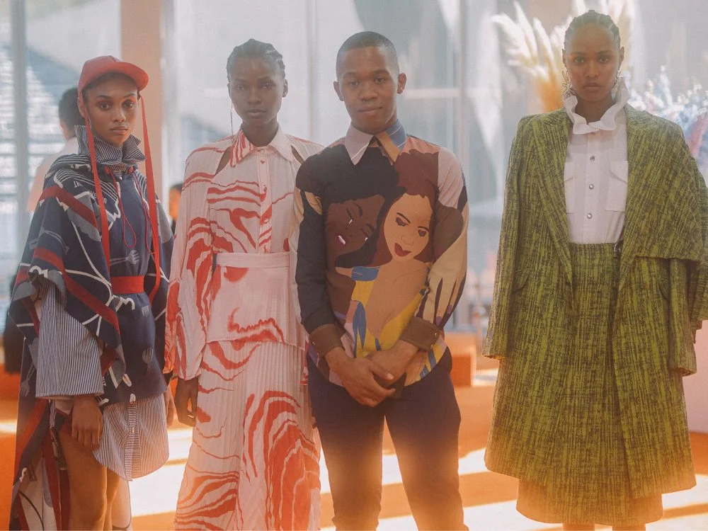Thebe Magugu at the LVMH Prize HQ - (c) image Virgile Guinard