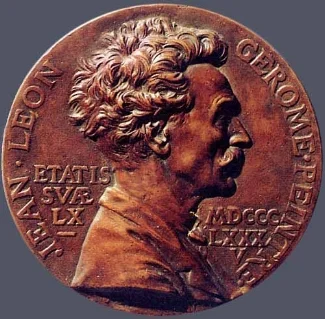 7. Jules Clement Chaplain, Jean-Léon Gérome , 1885. Cast bronze. Diam.: 100 mm. Private Collection, U.S.A.