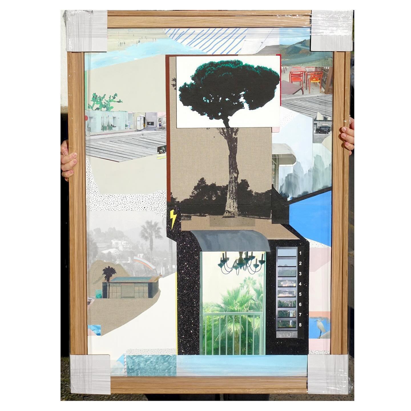 Straight from our framer the brilliant @thekemptownframer and off to @affordableartfairuk #hampstead is this brilliant new original collage from the fabulous Steph Burnley @bonnieandclydeart - see this on our stand F4 :) Replenish
80 x 110 cm
Mixed m
