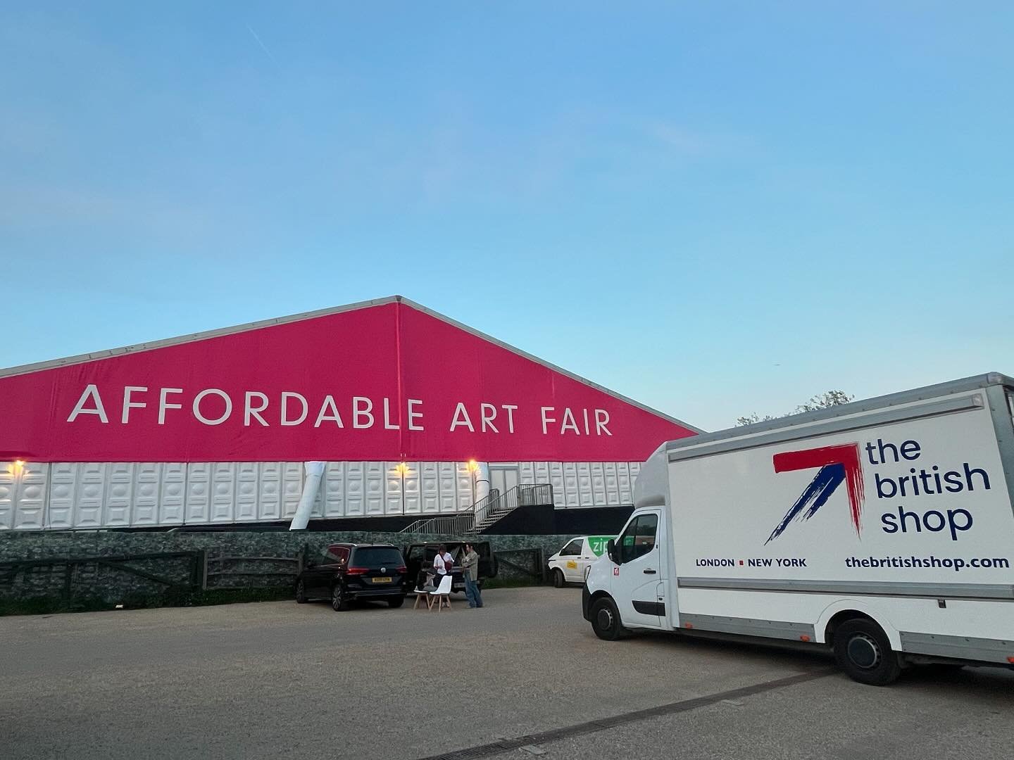 And that&rsquo;s a wrap! Very grateful to everyone involved in making @affordableartfairuk #Hampstead happen - the great #aaf team, the fab guys @the_british_shop1 doing the art wrapping and transport of our art, the visitors and all who bought art f