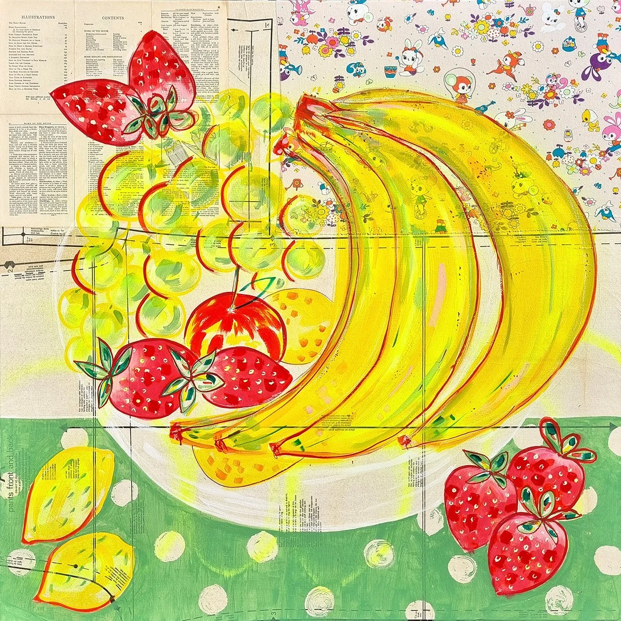 Fruit Bowl With Bananas