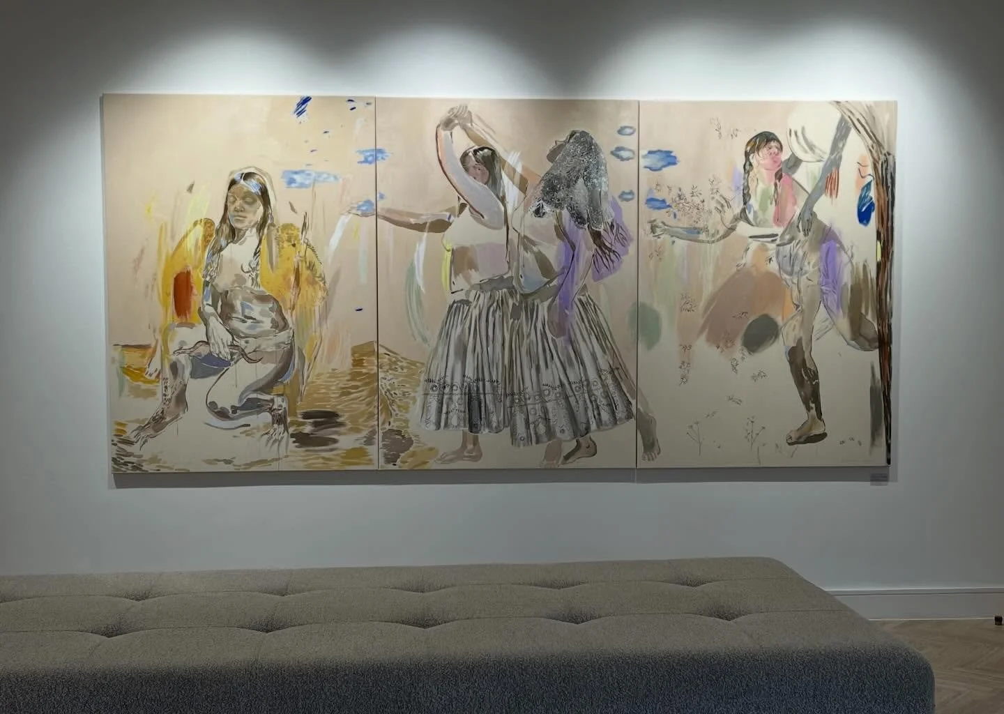 Today I visited our brilliant artist @marcelinaamelia &lsquo;s solo show @helmgallery_ #brighton  I urge you to visit and be wowed by her brilliance. It&rsquo;s a phenomenal exhibition with art to leave you breathless and in awe. (And if you&rsquo;re