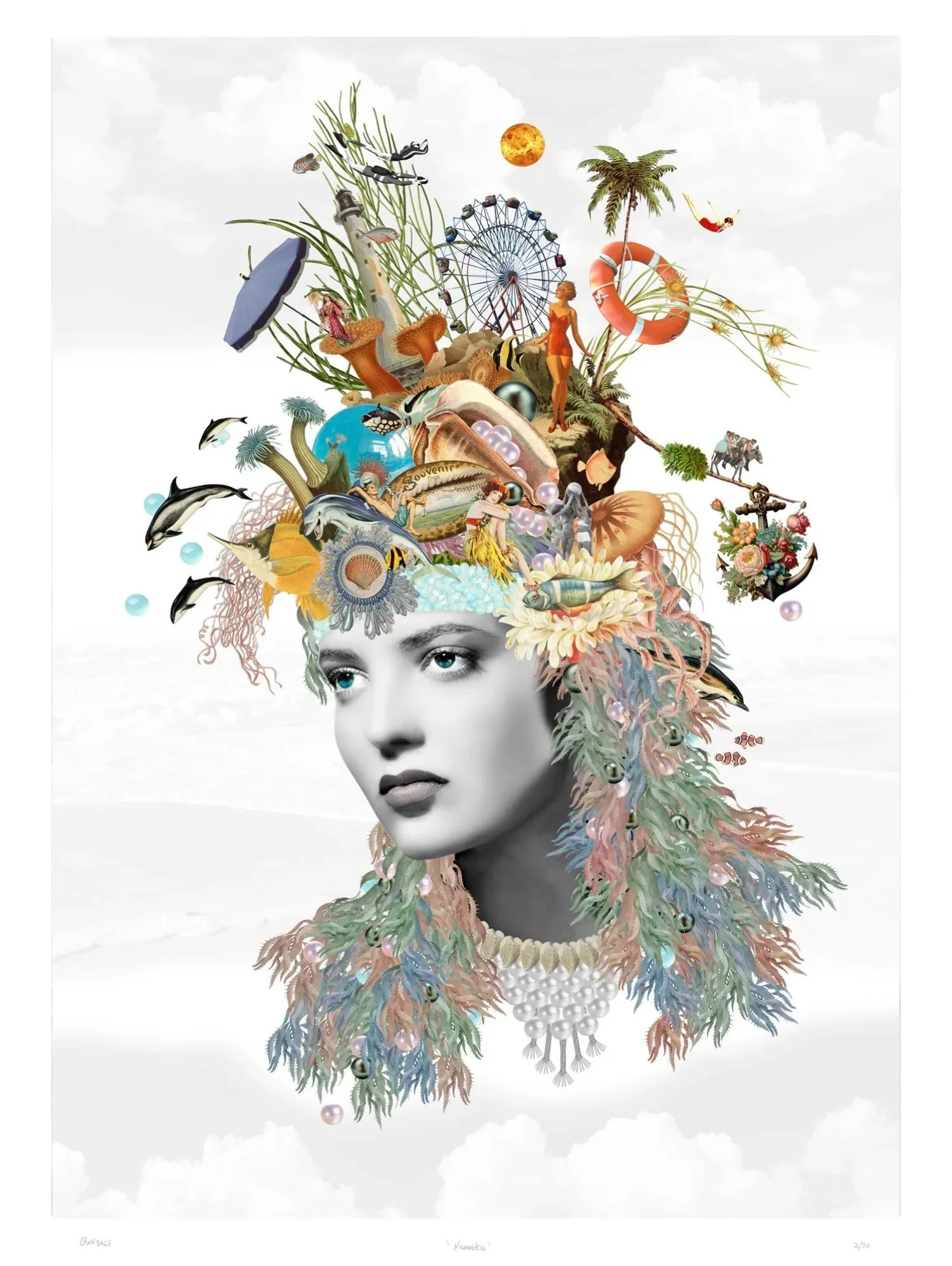 We are absolutely thrilled to have a new limited edition to offer from our brilliant artist Maria Rivans @mariarivans
This is Namaka an archival pigment ink and screenprint. Finishes include: print plate mark, embossing and glosses which make it abso