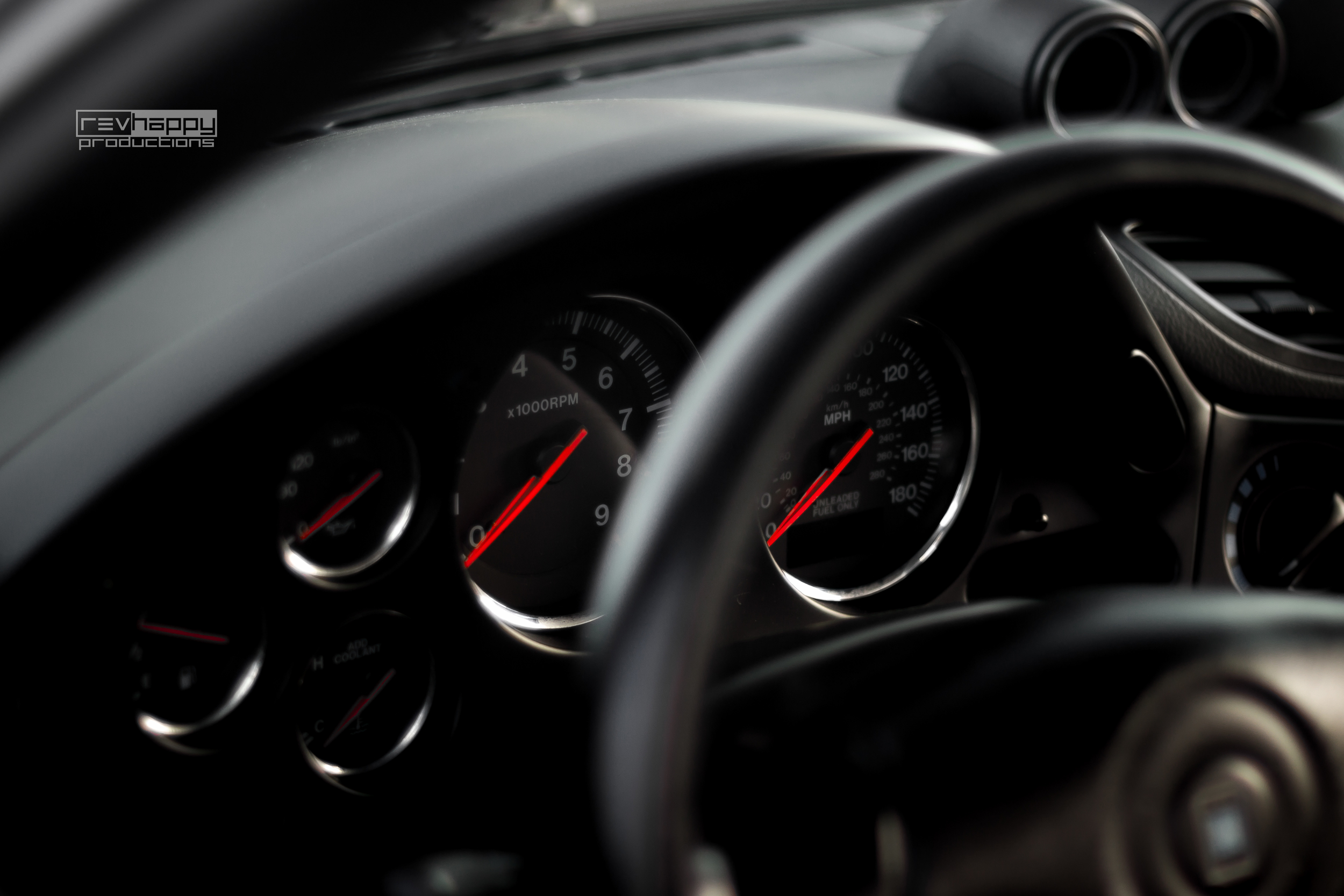 I almost expected an Initial D-esque tachometer going to 14,000 RPMs in here