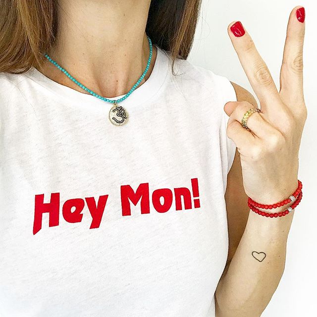 JAMAICA BOUND MON❗️✌️❤️ .
.
.
.
.
.
.
.
.
.
.
#alignyc #beadednecklace #omnecklace #vacationvibes #turquoisebeads #neckcandy #beadedbracelets #armcandy #armparty #jotd #instajewelry #stacksonstacks #instagood #ootd #fashion #style #charms #alwaysbest