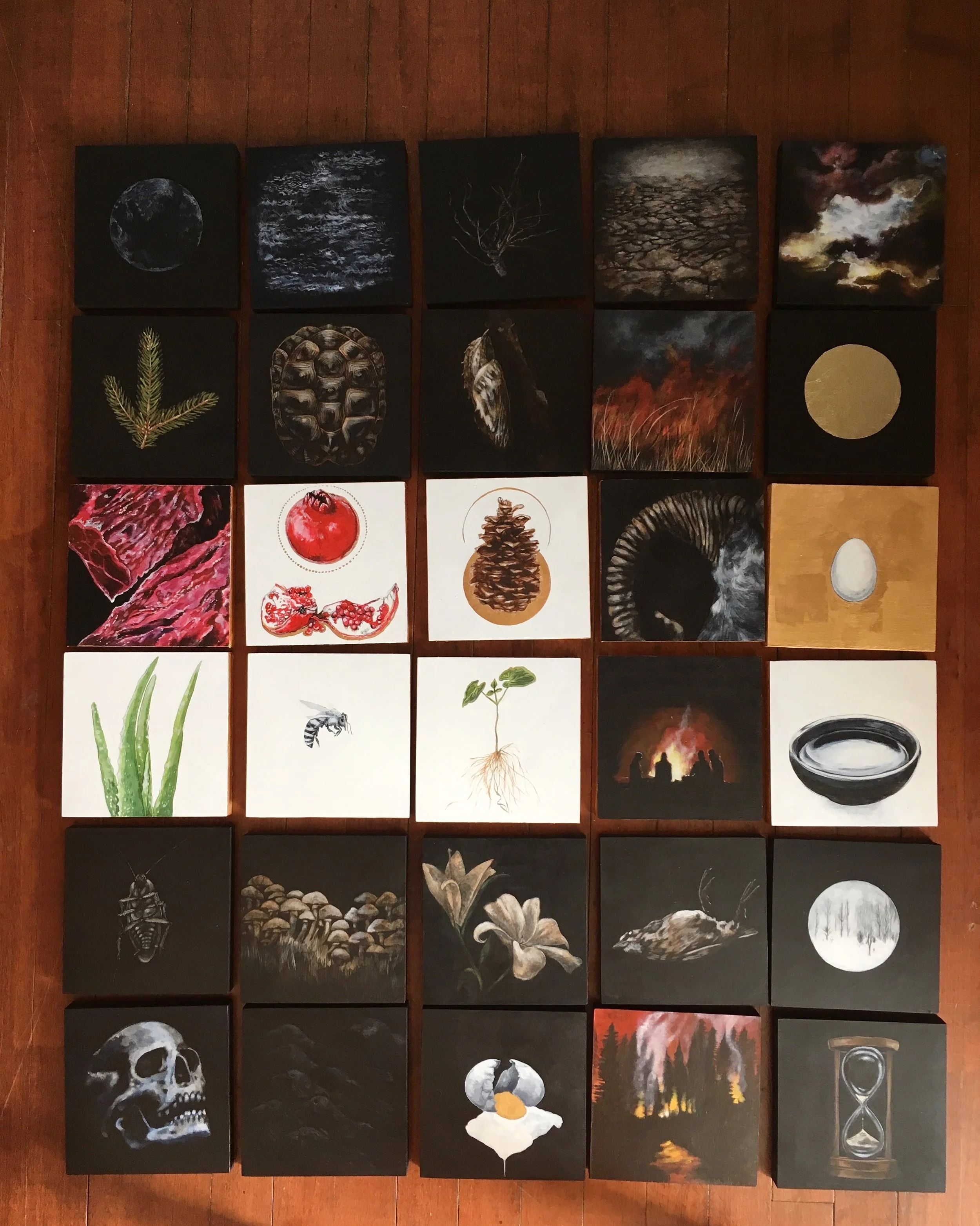 The whole 30 (29/30 have been reworked but the rest remain as created)
