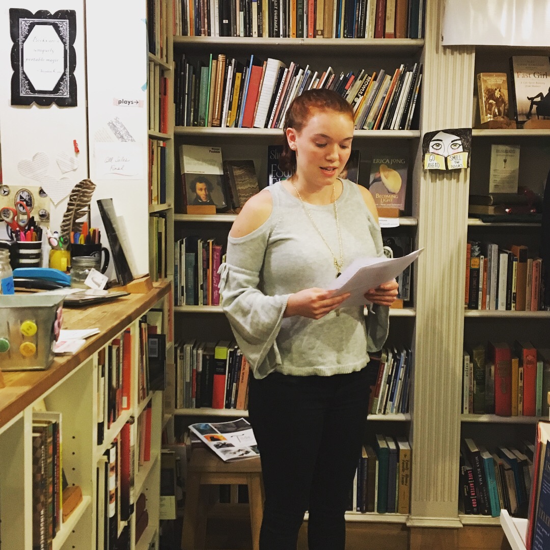 Morgan Smith reading her short story, Don't Speak Ill of the Dead.