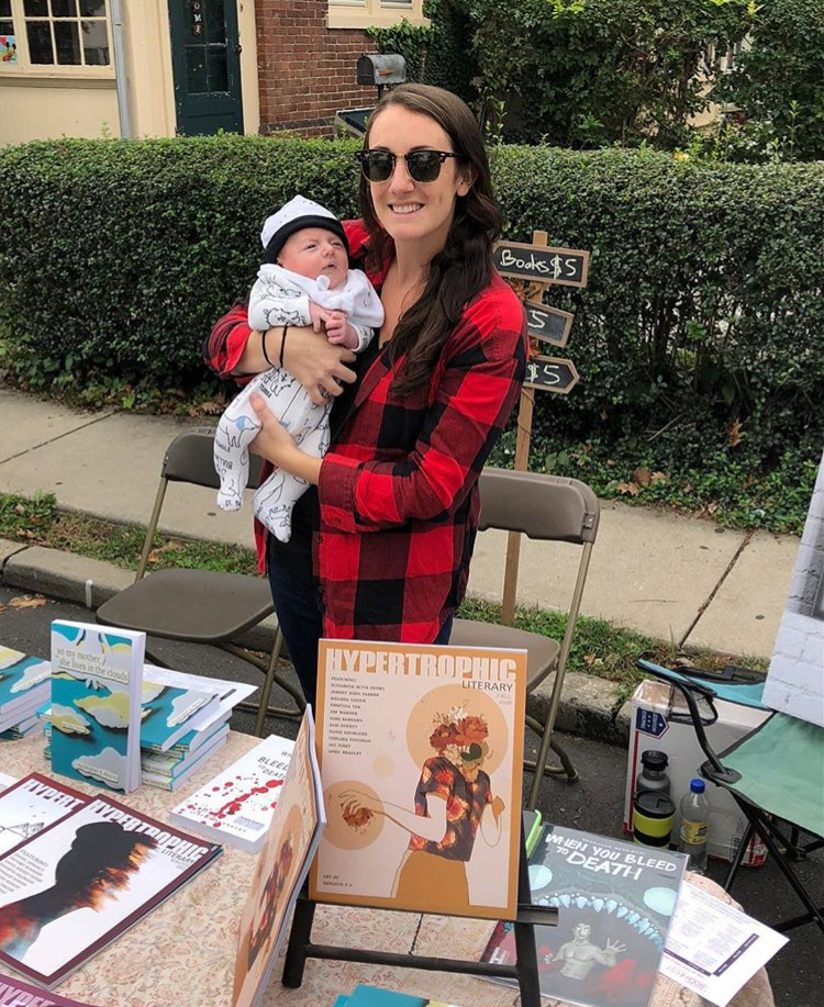 1/3rd of the Hypertrophic triumvirate, Maddie Anthes, with her assistant.