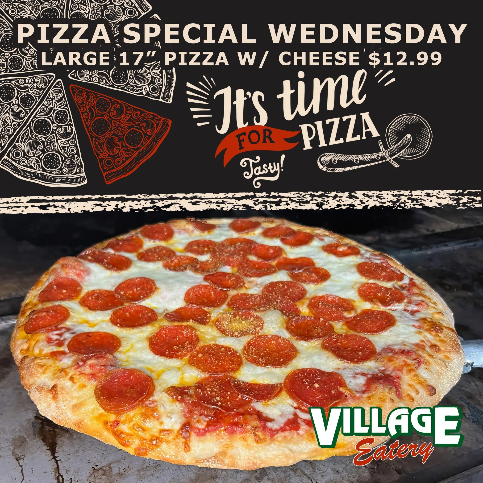 𝐃𝐞𝐥𝐢𝐯𝐞𝐫𝐲 𝐨𝐫 𝐂𝐚𝐫𝐫𝐲-𝐨𝐮𝐭.. 𝐇𝐨𝐰 𝐃𝐨𝐞𝐬 𝐏𝐢𝐳𝐳𝐚 𝐆𝐞𝐭 𝐭𝐨 𝐘𝐨𝐮 𝐨𝐧 𝐚 𝐁𝐮𝐬𝐲 𝐃𝐚𝐲?!🍕💨

Did you know we have in-house local delivery? Village Eatery offers delivery within a 4-mile radius of our restaurant with a minimu