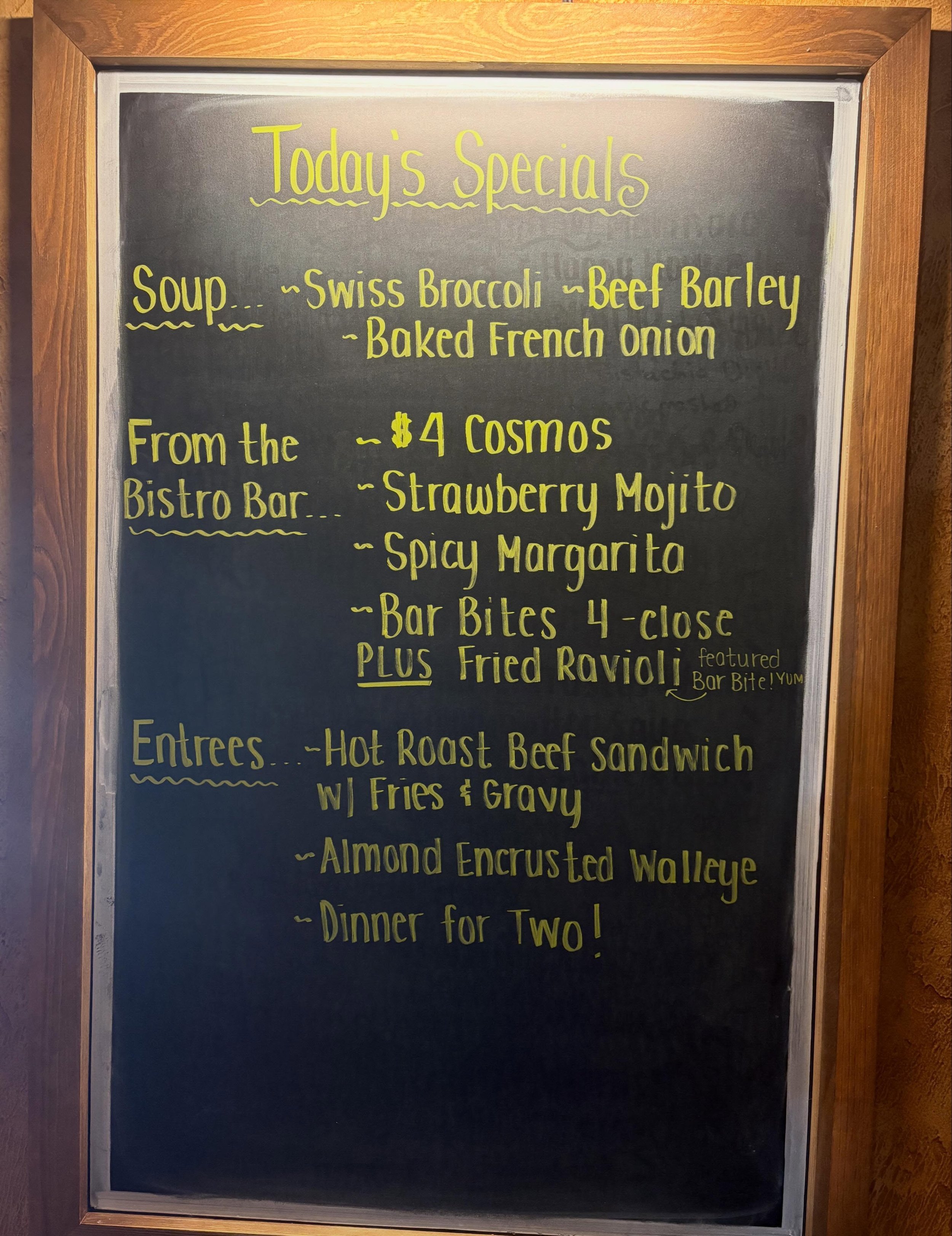 ☀️ What a beautiful day to get out and enjoy great food, cold drinks, and good company!

Tonight at The Village Eatery, we&rsquo;re serving up some incredible specials you won&rsquo;t want to miss:

🥣 Soup Specials:
&bull; Swiss Broccoli
&bull; Beef