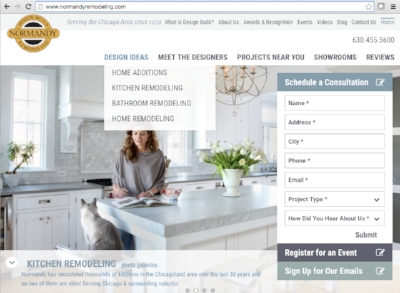 Normandy Remodeling Web Site