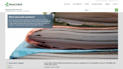 Associated Financial Group Web Site