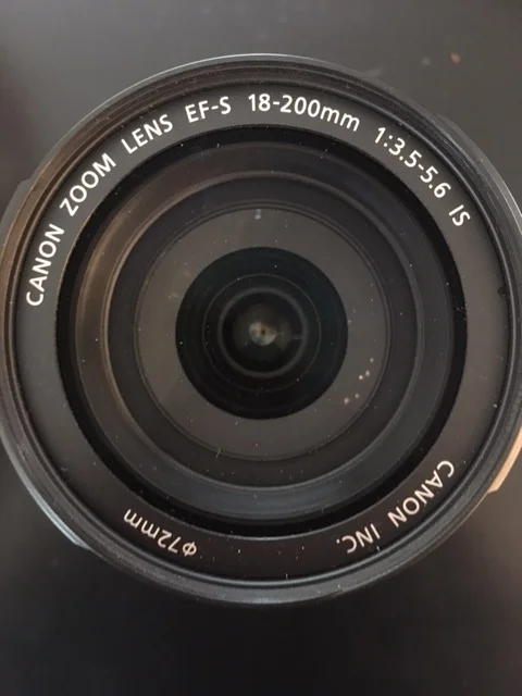 Look at the front of the lens to figure out the fstop capability. In this case the minimum at 18 mm is f3.5.