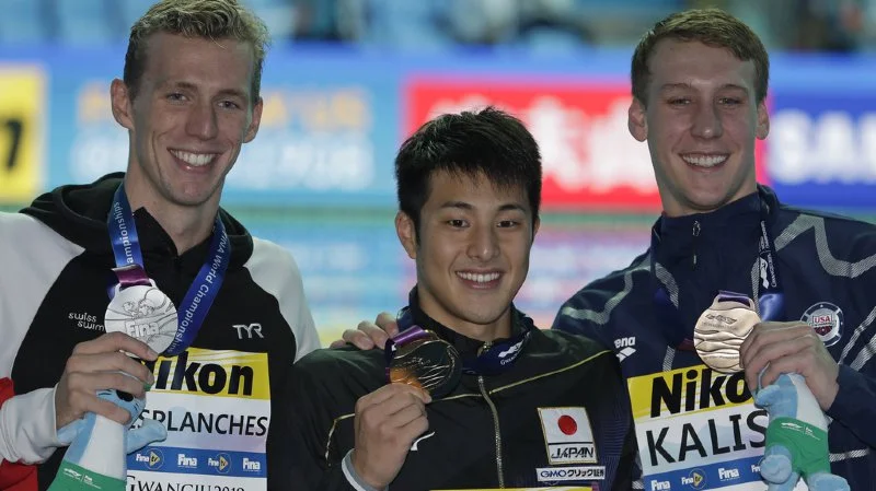 CHAMPIONNATS DU MONDE DE NATATION – GWANGJU COREE - JEREMY DESPLANCHES – ROMAN MITYUKOV&nbsp;