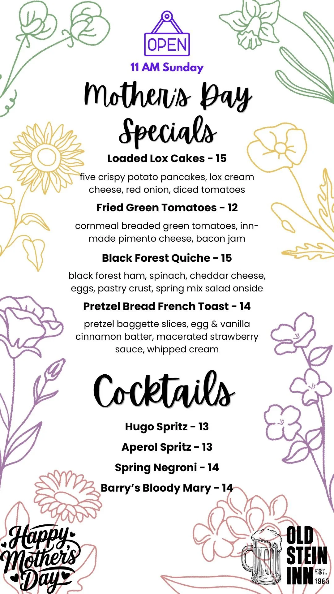 Mother's Day Specials