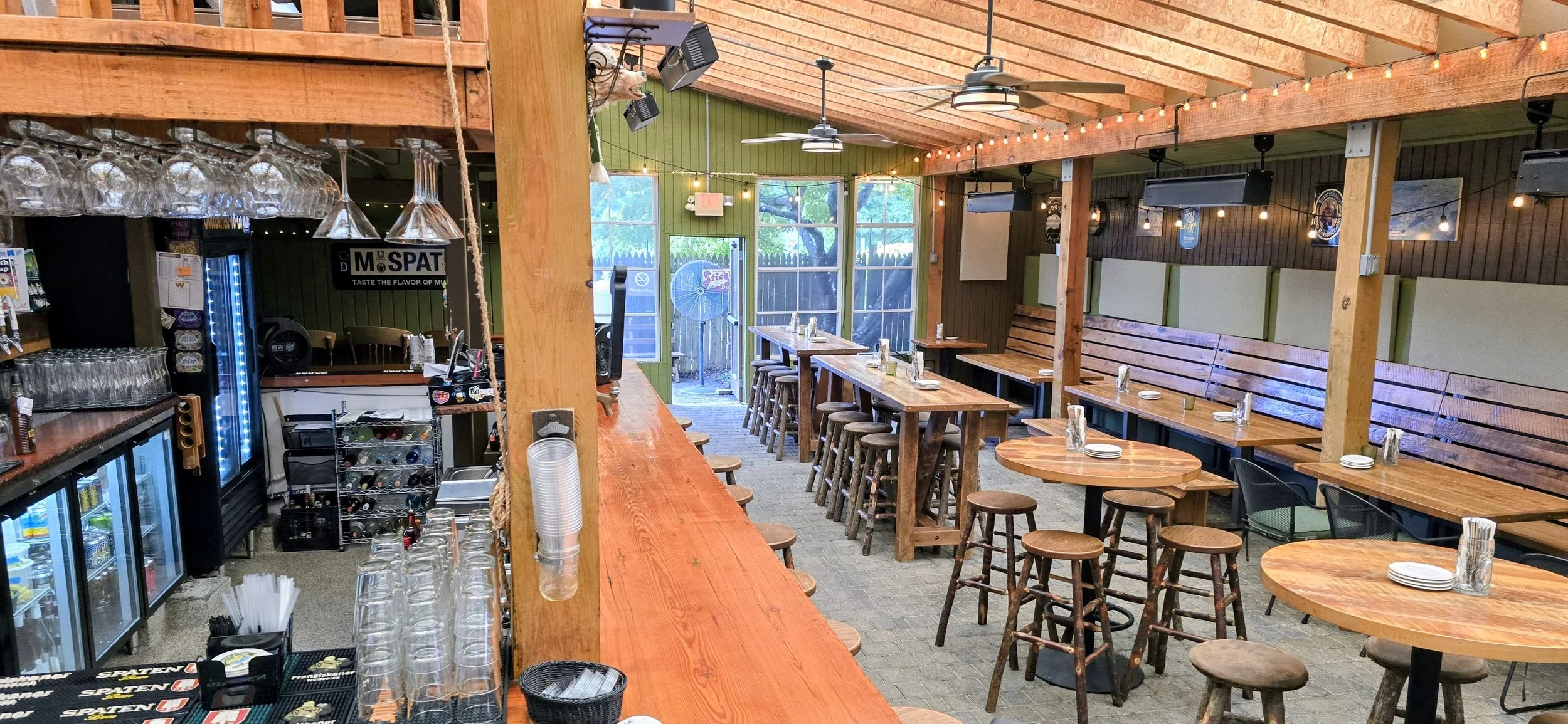 Throw a party in our Biergarten!