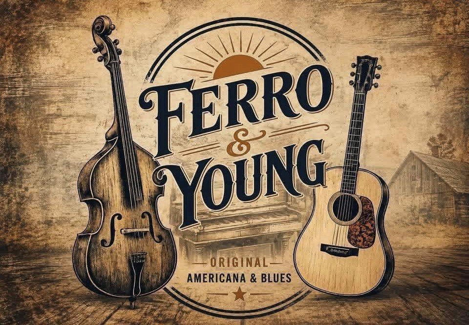 Local Friday night music night in the Biergarten with Ferro &amp; Young  