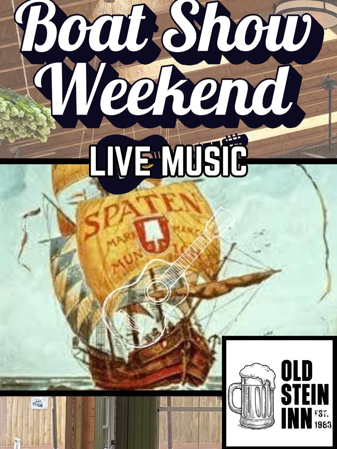 @Annapolis Boat Shows Friday&rsquo;s -Live music in the Biergarten:

Doug
 Segree Trio on October 9th 7-10pm

Jordan Sokal on October 16th  7-10pm 

Fall Hours:

Wednesday - Thursday: 
Kitchen 4pm-9PM 
Bar 10pm

Friday: 
Kitchen 4pm-10 pm
Bar 11pm

S