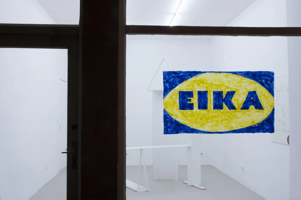 EIKA hand painted show sign