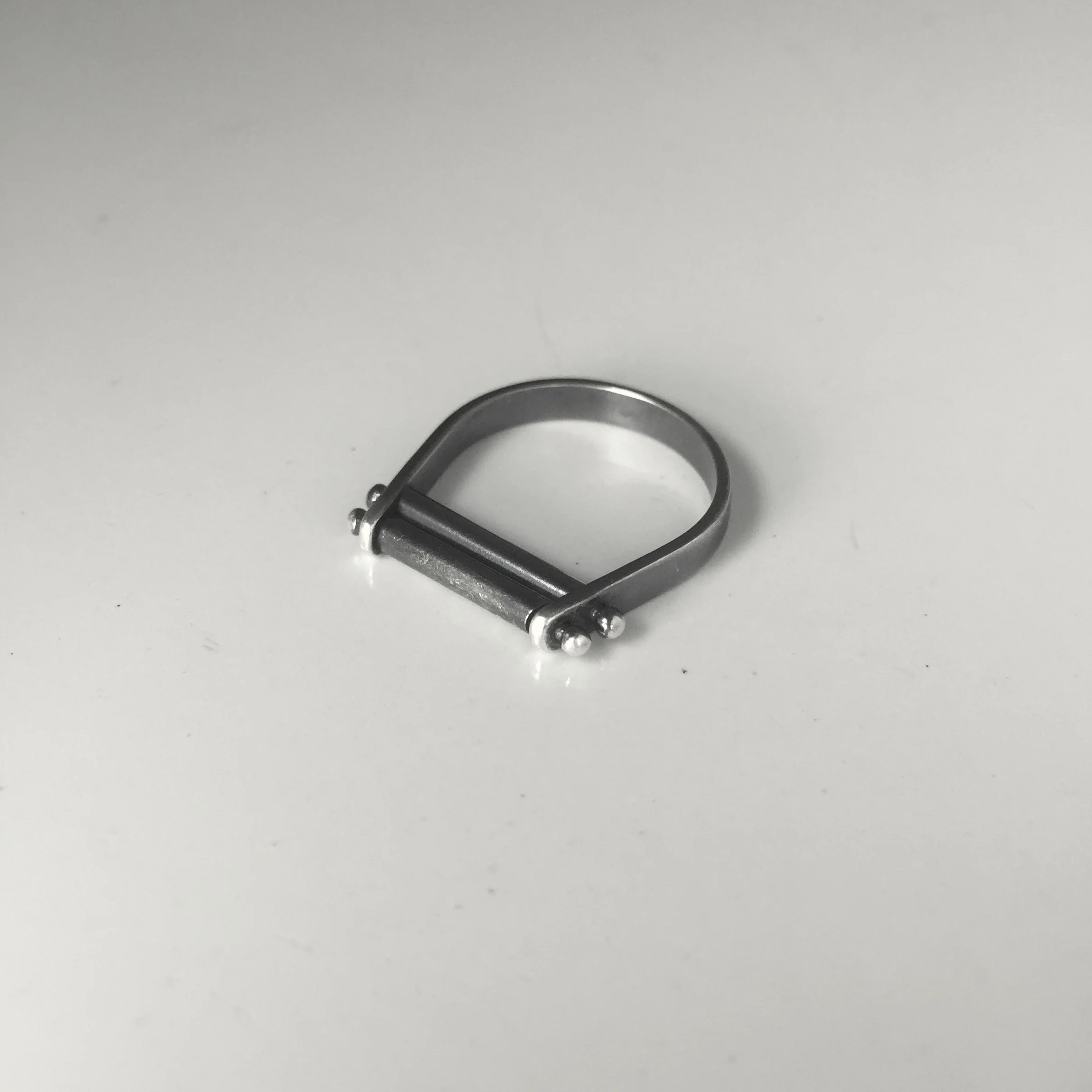 Oxidized silver after 1 month