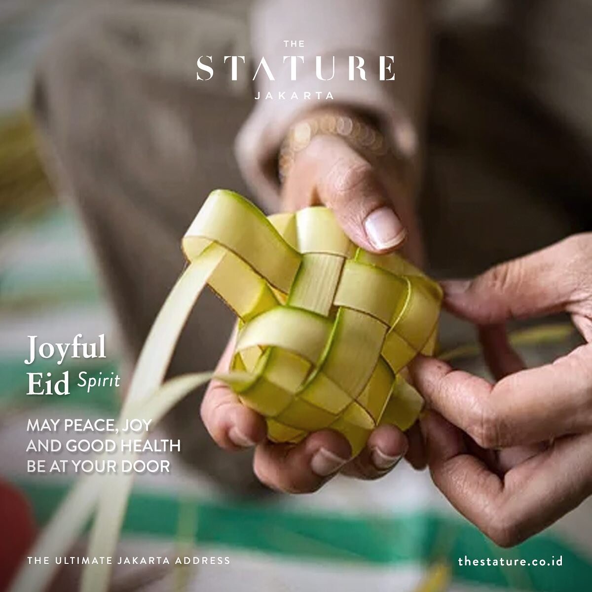 Eid Mubarak from The Stature Jakarta team!

May this joyous occasion bring you peace, happiness and prosperity. Wishing you and your loved ones a blessed and memorable Eid celebration.

𝗧𝗵𝗲 𝗦𝘁𝗮𝘁𝘂𝗿𝗲 𝗝𝗮𝗸𝗮𝗿𝘁𝗮
Jl. Kebon Sirih Raya No. 45